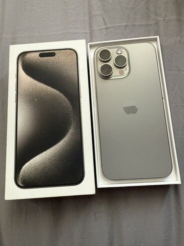 рассрочка без участия банка: IPhone 15 Pro Max, Б/у, 256 ГБ, Natural Titanium, Коробка, 91 %