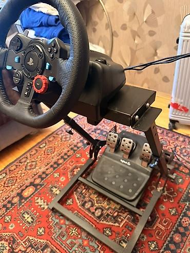 g29 logitech: Logitech G29 Driving Force sükan və pedal dəsti + tənzimlənən stend - — 2