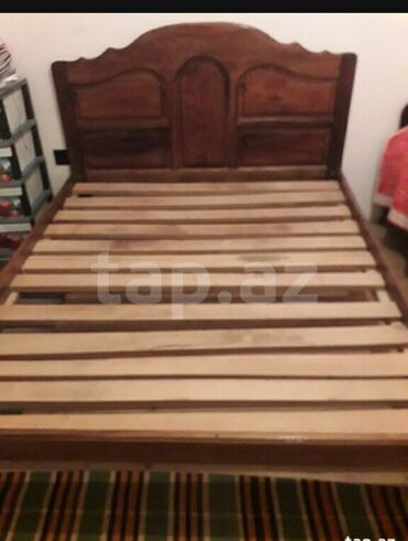 2ci əl taxt: Б/у, Двуспальная кровать, Без подьемного механизма, Без матраса, Без выдвижных ящиков, Азербайджан