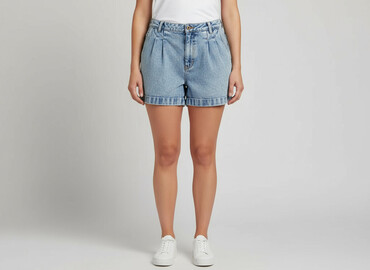 jeansy ocieplane: Shorts for women, size 2XL