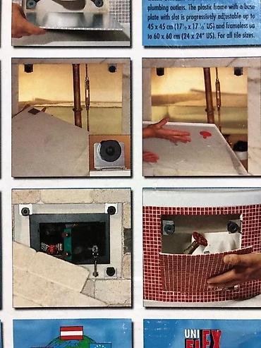 Ostale sanitarije: UNIFLEX Classic – “invisible tile cover” sistem za skriveni pristup — 9