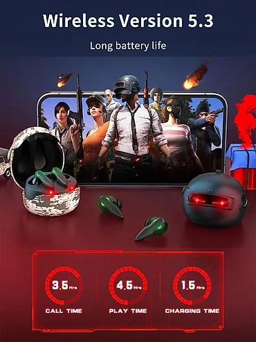 Qulaqcıqlar: RECCI HELMET REP-W48 – Wireless Gaming Earbuds - Bluetooth 5.3 – — 3