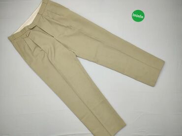 Spodnie: Spodnie, M (EU 38), wzór - Jednolity kolor, kolor - Beżowy