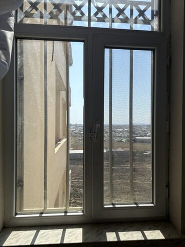 Пластиковые окна: PVC pəncərə və balkon qapısı dəsti - Material: ağ rəngli PVC