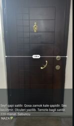 Furnitura və aksessuarlar: Kale Qoşa Zamoklu Seyf Qapı - Model: qoşa zamoklu “Kale” tipli seyf