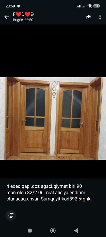 мойки для кухни в баку: - Məhsul: 4 ədəd qapı - Material: qoz ağacı - Dizayn: üst hissəsi