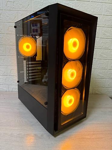 ситемный блок: Корпус ПК, Новый, ATX, цвет - Черный — 7