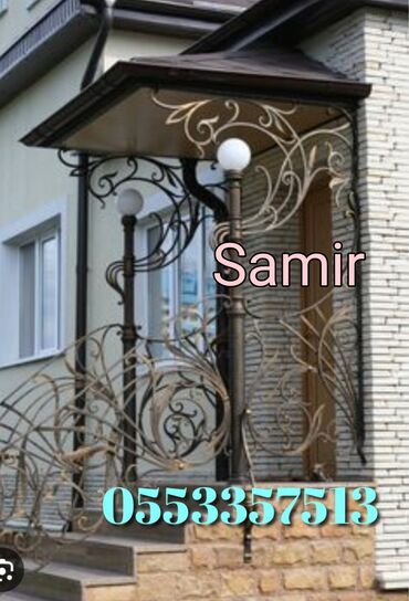 Həyət darvazaları: Şok Endirim Demir işleri ideal veziyyetde tehfil — 6