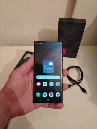 samsung m32 qiymeti: Samsung Galaxy S22 Ultra, 128 GB, rəng - Qara, Sensor