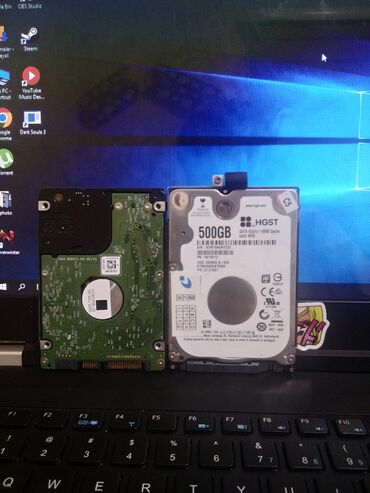 xarici sərt disk: Xarici Sərt disk (HDD) 512 GB, 5400 RPM, 2.5", İşlənmiş