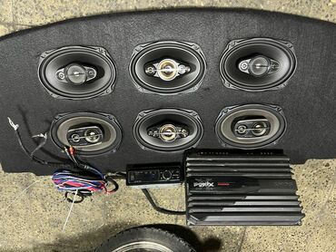 Dinamiklər və sabvuferlər: Avtomobil üçün tam audio paketi Tərkib: - Arxa polka üzərində 6 ədəd — 1