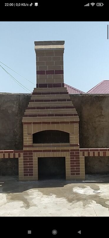 Manqallar, qrillər, barbekyu: Manqallar istediyiniz ölçüde ve formada oda davamlı kerpiclə — 5