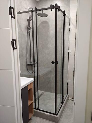 Душевые перегородки и ограждения: Душевые кабины стеклянные перегородки душевые кабины Бишкек 🚿 — 10