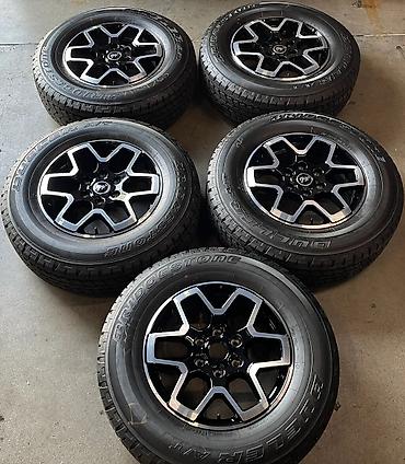 bridgeston: 5 Колес в сборе для внедорожника/пикапа. - Шина Bridgestone Dueler — 4