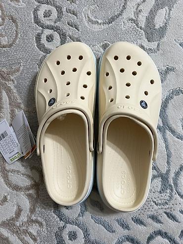 кроксы крокс crocs: Сабо, 45, Crocs, Новый, цвет - Бежевый, Самовывоз — 1