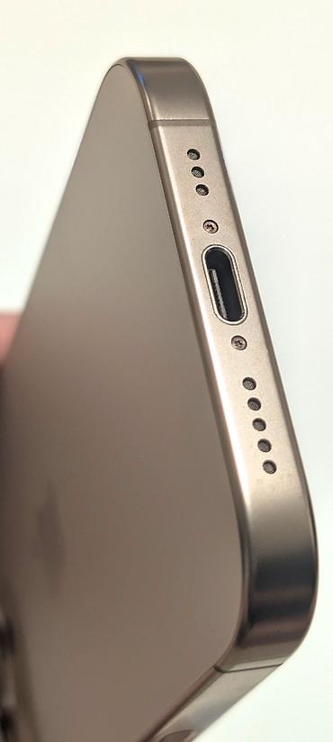 apple watch бишкек цена: IPhone 16 Pro, Колдонулган, 256 ГБ, Desert Titanium, Каптама, Кабель, Куту, 93 % — 4