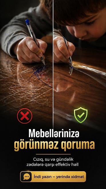 Другая мебель: Mebel ve mermerlerin qoruyucu ppf ile uzlenmesi ✨ Premium Parlaq ppf — 4