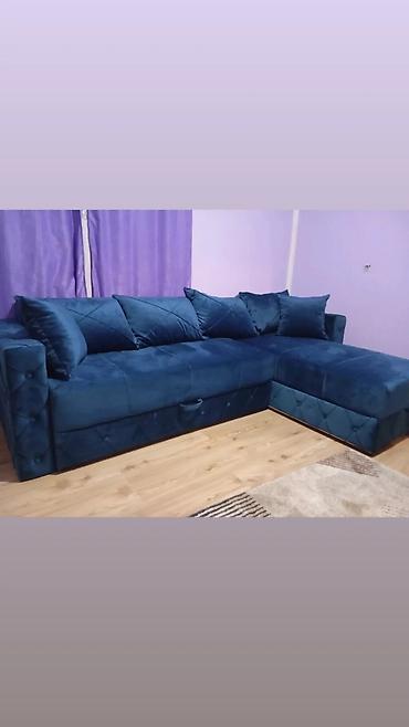 Ugaone garniture: Ugaona garnitura sa ležajem i tabure/ottoman nastavkom - Dimenzije — 6