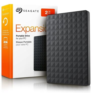 Жёсткие диски (HDD): Внешний Жёсткий диск (HDD) Seagate, 2 ТБ, Новый