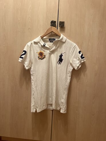 Ножи: Мужское поло, Ralph Lauren, S (EU 36), цвет - Белый