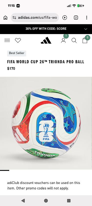 trionda: ADIDAS TRIONDA PRO NEW! новый профессиональный футбольный мяч 100% — 1