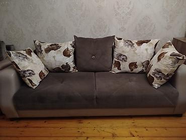 divan kreslo ucuz qiymete: Qonaq otağı dəsti – divan və kreslo - Model: yumşaq oturacaqlı, geniş — 1
