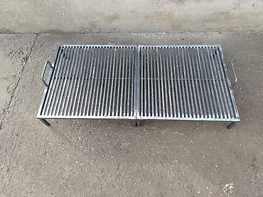 Sve za roštilj: Roštilj na ćumur od čelika sa rešetkom i nogarama - Pravougaoni — 5