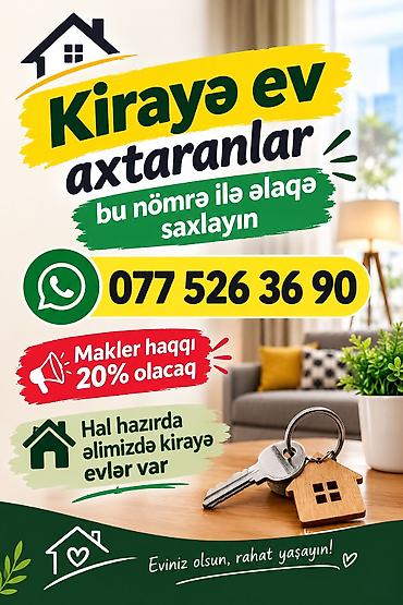 kiraye ile satilan evler: Kirayə ev axtaranlar bizə müraciət edə bilərsiniz whatsapp kanalımıza — 1