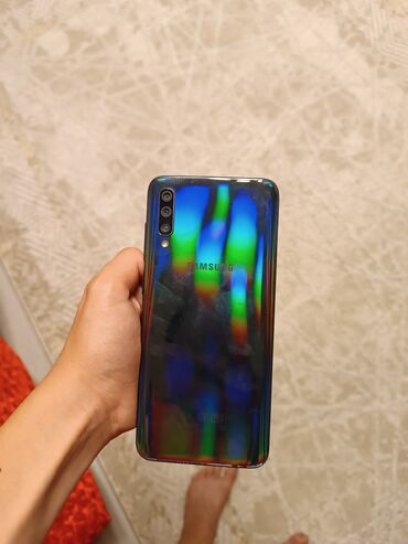 galaxy a33 купить: Samsung Galaxy A70, Колдонулган, 128 ГБ, түсү - Көк, 2 SIM