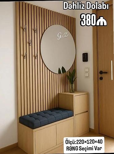 Шкафы: Dəhliz Dolabı – 380₼ Müasir dizaynlı dəhliz komplekti: - Şaquli — 1