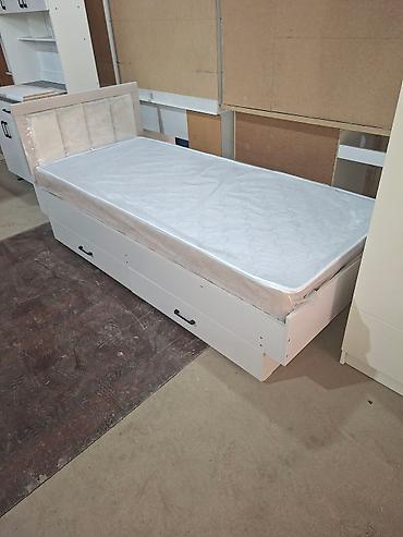 Кровати: Односпальная кровать, Новый, С матрасом, длина - 205 см — 4