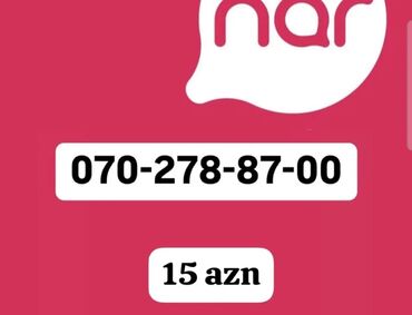 SİM-kartlar: Nömrə: ( 070 ) ( 702788700 ), Yeni