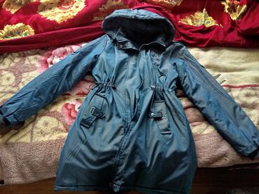 женские пуховики на синтепоне: Plaş, M, rəng - Mavi