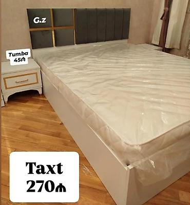 matras taxt: *Yeni ✨ _Taxt_ __Çarpayı_ 270Azn* 🔹İstehsal Rusiya Laminat 18/lik — 1