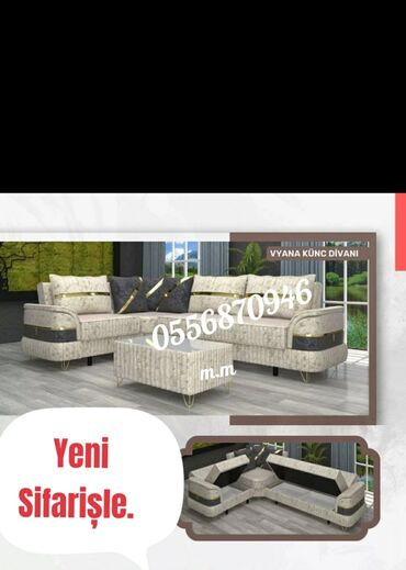 Divanlar: Künc divan, Yeni, Açılan, Bazalı, Parça, Şəhərdaxili pulsuz çatdırılma — 26