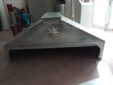 Manqallar, qrillər, barbekyu: Sinkə və manqal üçün sinklənmiş metal tüstü küpəsi/aspirator