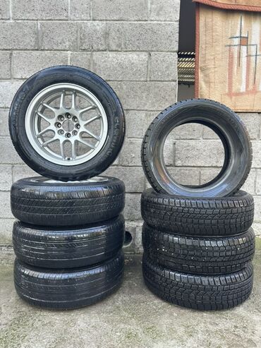 ось на прицеп: Дөңгөлөктөр монтажда 185 / 65 / R 15, Жай, Колдонулган, Комплект, Жеңил унаалар, Куйма, тешиктери - 4