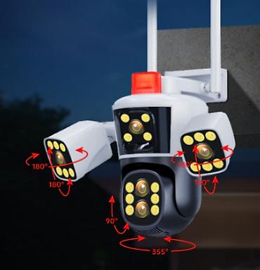 thinkware z5000 plus: WiFi IP-камера Наружная Трехобъективная PTZ IP-камера WQJ-849-PW-4 — 2