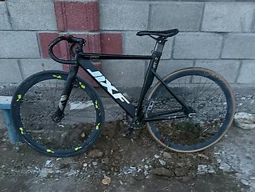 фикс цена: Фикс-велосипед JXF / SFT, чёрный Стильный городской fixed gear / — 1