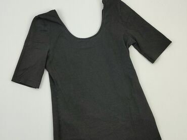 czarne bluzki krótki rekaw: Блуза жіноча, S, стан - Хороший