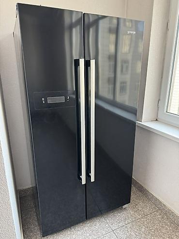Холодильники: Отдам даром (бесплатно) Холодильник Gorenje Side-by-Side, черный — 1