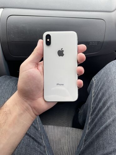 iphone se 2020 barter: IPhone X, 64 GB, Gümüşü, Simsiz şarj