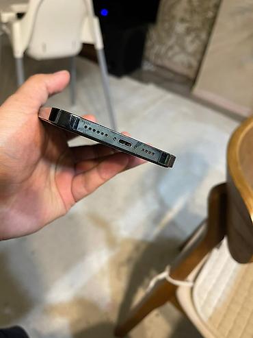 Apple iPhone: IPhone 12 Pro Max, Б/у, 128 ГБ, Pacific Blue, Чехол, 76 % — 8