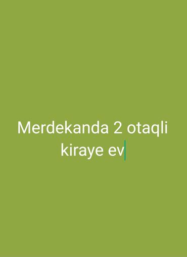 Uzunmüddətli kirayə evlər: 50 kv. m, 2 otaqlı, Kombi, Qaz, İşıq