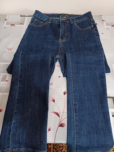 женские джинсы с высокой талией: Скинни, Высокая талия, Стрейч