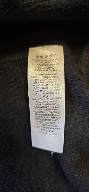 nike tech flece: Мужская толстовка, S, Burberry, Б/у, цвет - Черный, Платная доставка, Самовывоз — 4