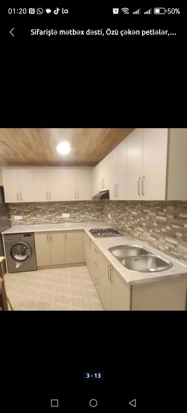 Mətbəx mebeli: 💥Metbex Mebel her zovqe uygun razmer boyudulub kicildile bilir 💥 🌈 — 6