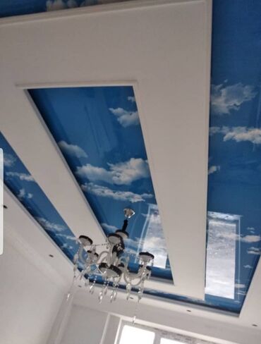 Натяжной потолок: Натяжной потолок 3D потолки, Глянцевое, Матовое — 23