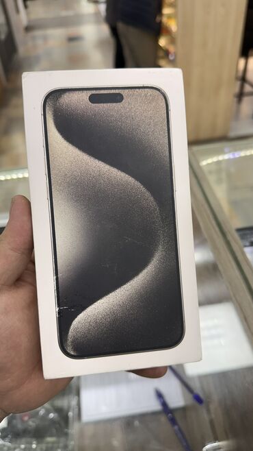 цум бишкек чехлы: IPhone 15 Pro Max, Жаңы, 256 ГБ, Natural Titanium, Коргоочу айнек, Каптама, Кабель, 100 %