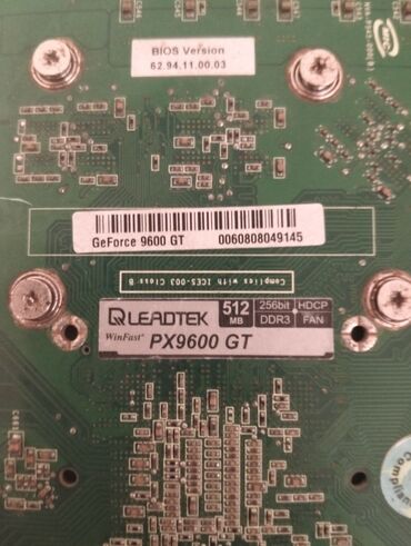 Videokartlar: Satılır: 4 işlək videokart bir yerdə Videokartlar: GeForce 9600 GTX — 8